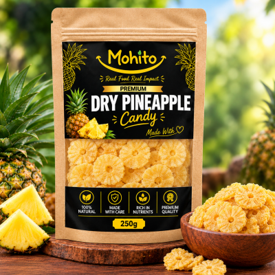Dry Pineapple Candy - 100g
